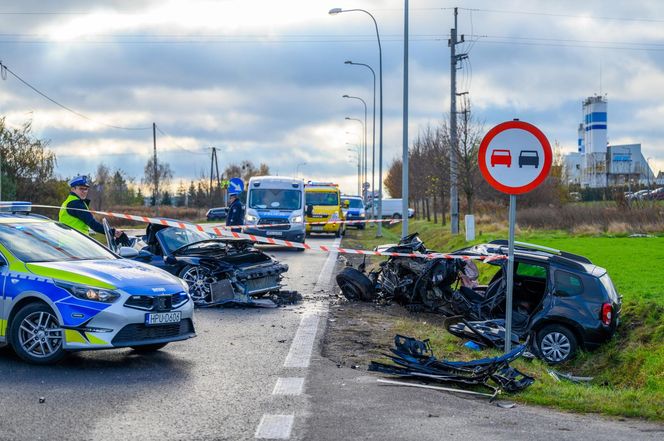 Śmiertelny wypadek na DW 184 w Mrowinie