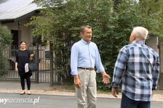 Barwy szczęścia odc. 1377.  Stefan Górka (Krzysztof Kiersznowski), Urszula (Bożena Stachura), Leon (Włodzimierz Matuszak)