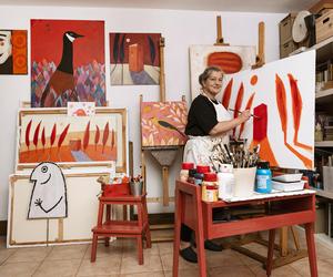 Dom artystki Niki Jaworowskiej-Duchlińskiej – malarka w swojej pracowni