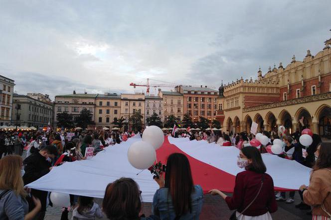 Kraków solidarny z Białorusią