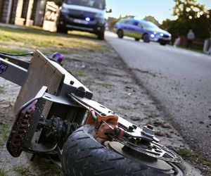 Krynka: Poważny wypadek na hulajnodze