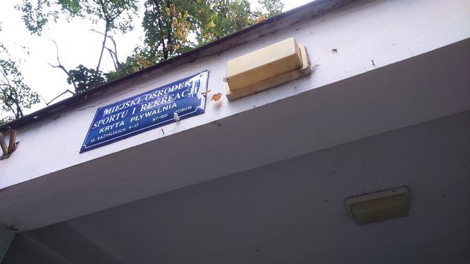 Basen "elanowski" tuż przed wyburzeniem