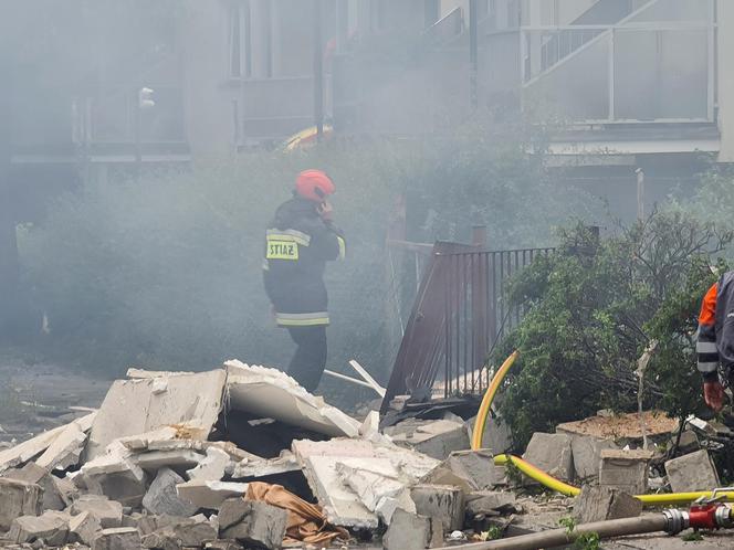 Toruń: Potężna eksplozja na ul. Wybickiego [ZDJĘCIA]