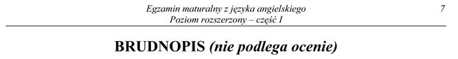 Matura 2014 język angielski ARKUSZE poziom rozszerzony cz. 1-7