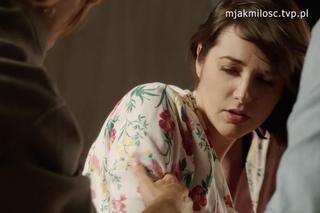 M jak miłość odc. 1803. Kama (Michalina Sosna), Ania (Alina Szczegielniak), Marcin (Mikołaj Roznerski)
