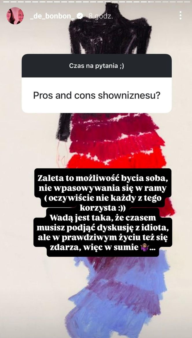 Partnerka Marcina Hakiela o zaletach i wadach show-biznesu. Dosadna odpowiedź