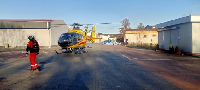 Tajemnicza śmierć niemowlęcia w Namysłowie! Jego matkę zabrał śmigłowiec [ZDJĘCIA]