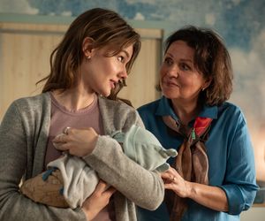 	M jak miłość odc. 1869. Franka (Dominika Kachlik), syn Antoni, Marysia (Małgorzata Pieńkowska)