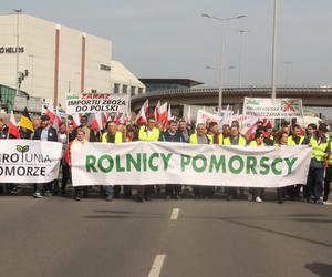 Rolnicy protestują w Gdańsku