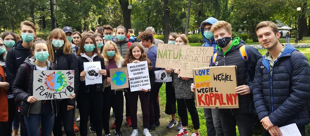 Młodzieżowy Strajk Klimatyczny w Nowym Sączu