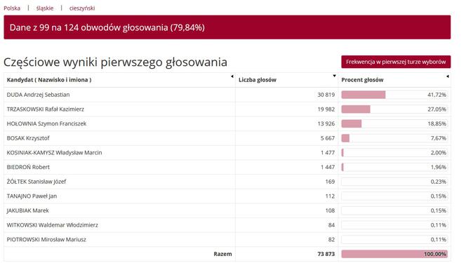Wybory prezydenckie 2020 w woj. śląskim. W Katowicach i Sosnowcu wygrał Rafał Trzaskowski [WYNIKI W MIASTACH I POWIATACH]
