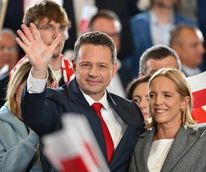 Trzaskowski cały w emocjach! Co za przemówienie! Tłum oszalał