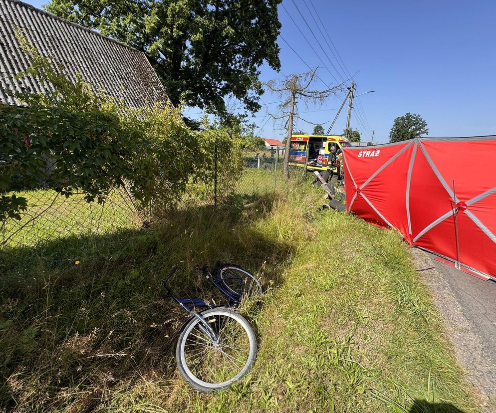 Kierowca uderzył w 13-letniego rowerzystę. Chłopiec jest w stanie krytycznym