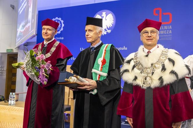 Profesor Brian Kobilka otrzymał tytuł doktora honoris causa Politechniki Śląskiej