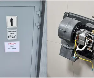 Ktoś zdewastował miejską toaletę w Biłgoraju. Władze miasta mają propozycję dla wandala [ZDJĘCIA]