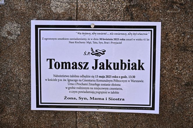 Pogrzeb Tomasza Jakubiaka 