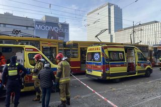 Zderzenie tramwajów na Piotrkowskiej