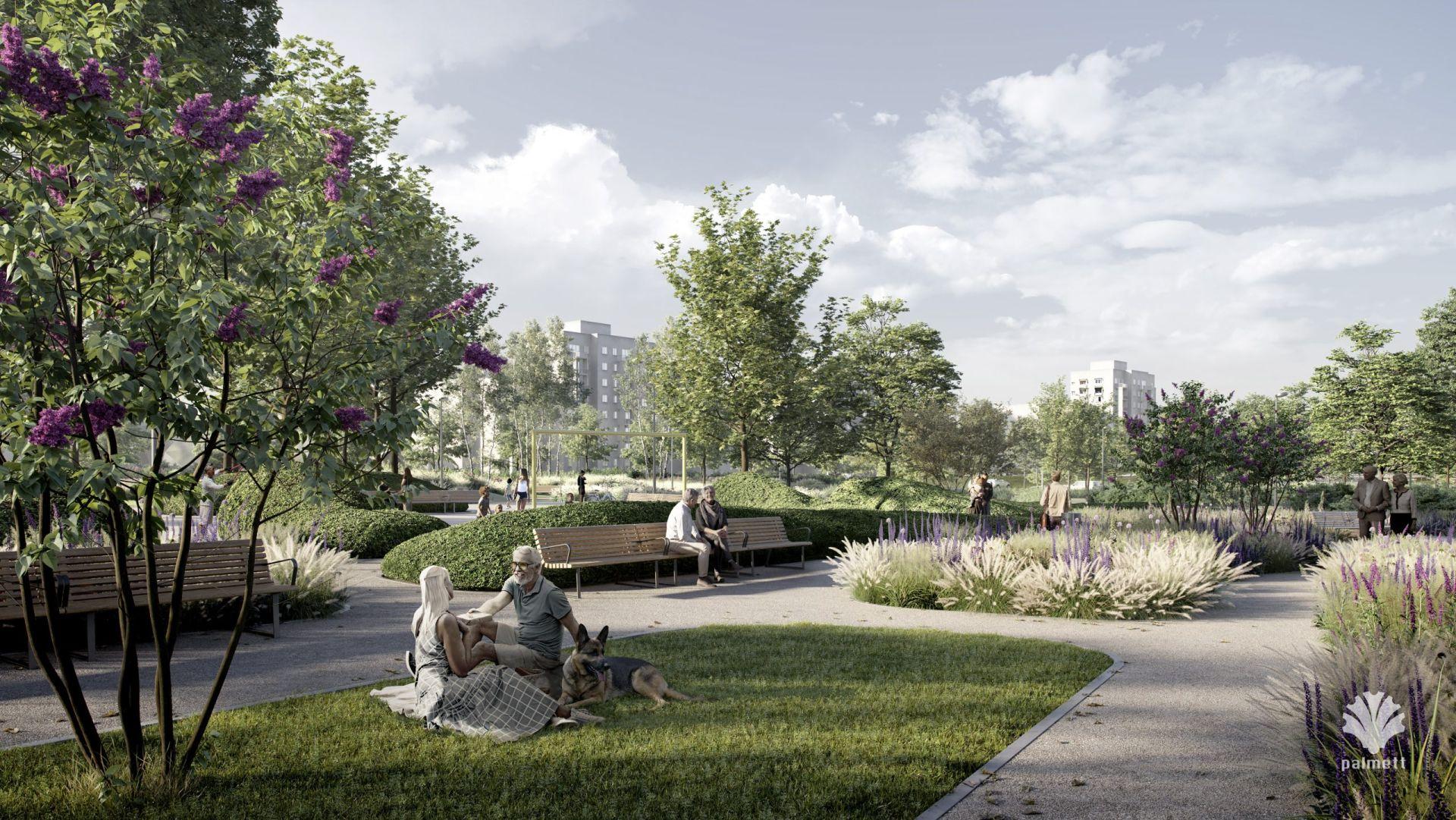 Nowy park linearny na warszawskim Ursynowie