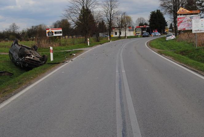 Wypadek na trasie Lubaczów-Oleszyce