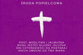 Obrazki z życzeniami na Środę Popielcową