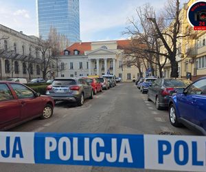 Akcja policji w centrum Warszawy