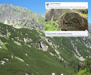 Bezmyślny akt wandalizmu. Turyści zniszczyli skały w Dolinie Roztoki w Tatrach