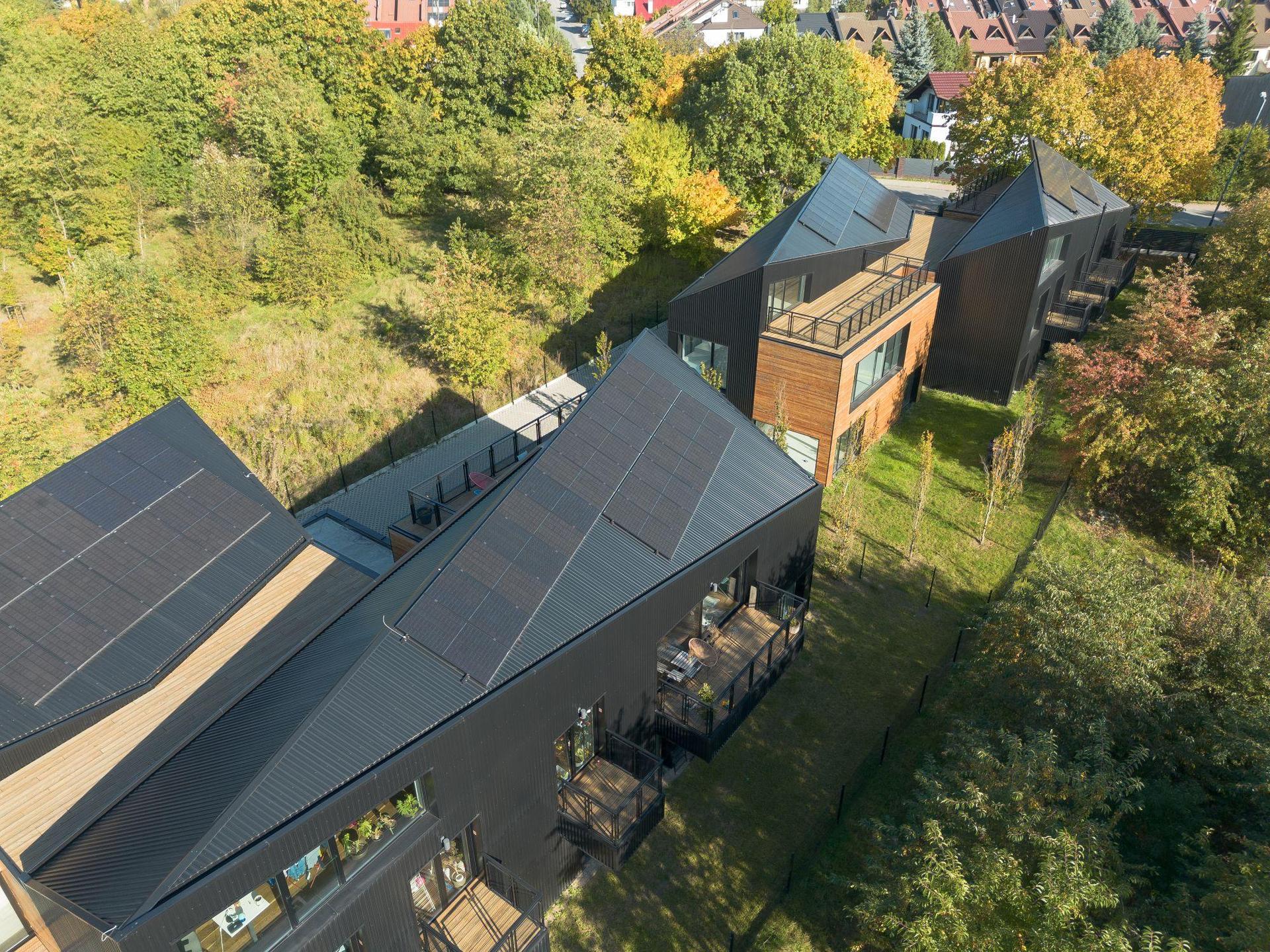 Domy z Żaglami Solarnymi w Krakowie