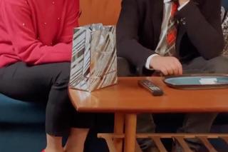 Barwy szczęścia na planie: Beata (Anita Jancia), Damian (Michał Lesień-Głowacki) 