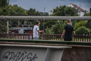 Wędkarz przy Węźle Kliniczna