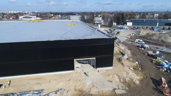 Postępy na budowie lotniska w Radomiu - marzec 2021