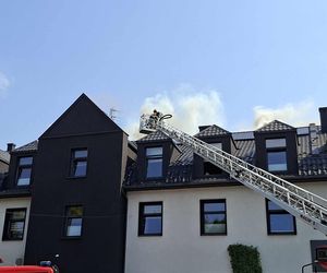 Pożar hotelu Seanator w Starachowicach