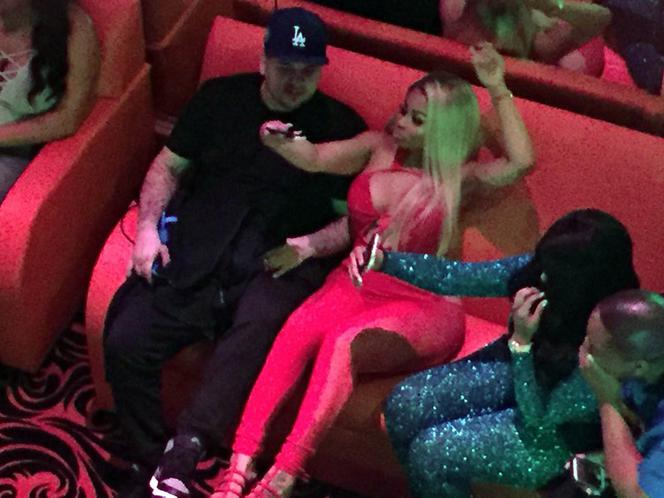 Blac Chyna i Rob Kardashian w klubie