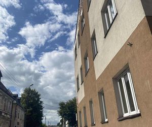 Spadła elewacja w Bialej Podlaskiej
