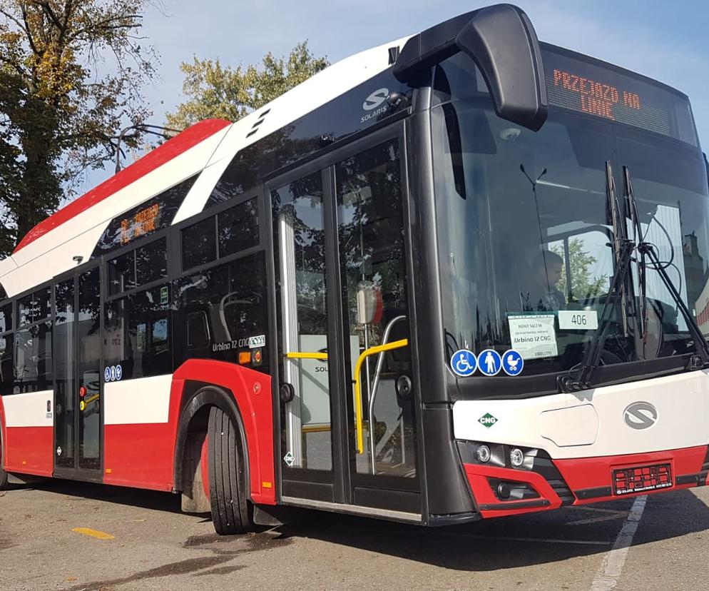 Autobus na gaz ziemny, który dwa lata temu kupiło MPK Nowy Sącz