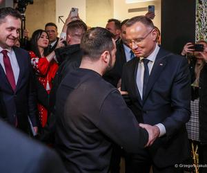 Andrzej Duda spotkał się w Davos z Wołodymyrem Zełenskim