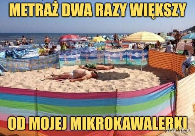Najlepsze memy o wakacjach nad polskim morzem