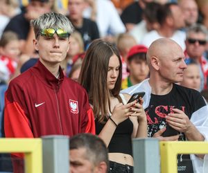 Kibice na meczu gwiazd Polska - Brazylia na Stadionie Śląskim