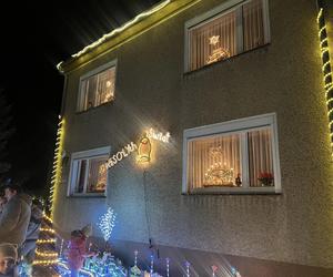 Rozświetlony dom w Krapkowicach
