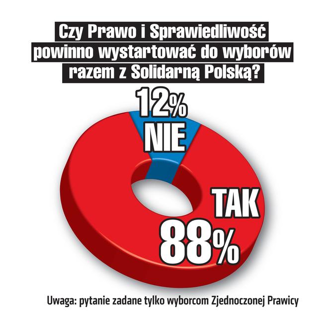SONDAŻ Czy PiS powinno wystartować do wyborów razem z Solidarną Polską?