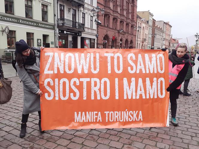 Toruń miał swoją manifestację feministyczną. Zobacz jak wyglądała