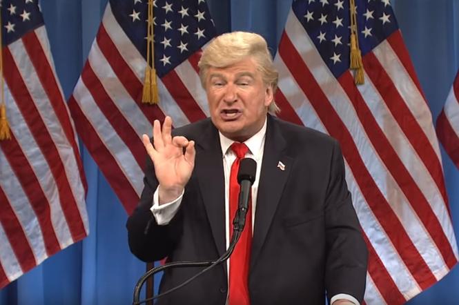 Alec Baldwin jako Donald Trump w SNL