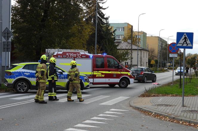 Dziewczynki potrącone na przejściu