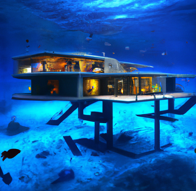 Podwodny dom wielorodzinny