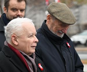 Jarosław Kaczyński wraz z delegacją PiS złożył wieńce przed pomnikami Ojców Niepodległości