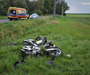 O włos od tragedii w Mikołowie. 19-letni motocyklista cudem uszedł z życiem