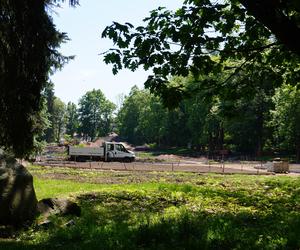 Rewitalizacja Parku Planty. Tak wyglądają majowe prace w centrum Białegostoku