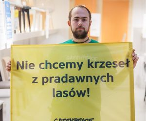 Protest Greenpeace w Jankach 16.09.2025