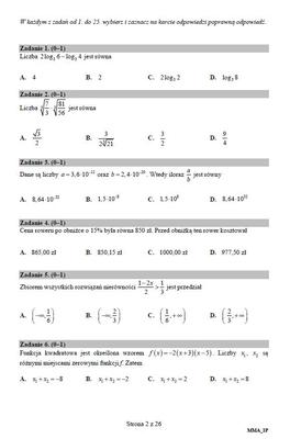 Matura 2018. Arkusze CKE z matematyki