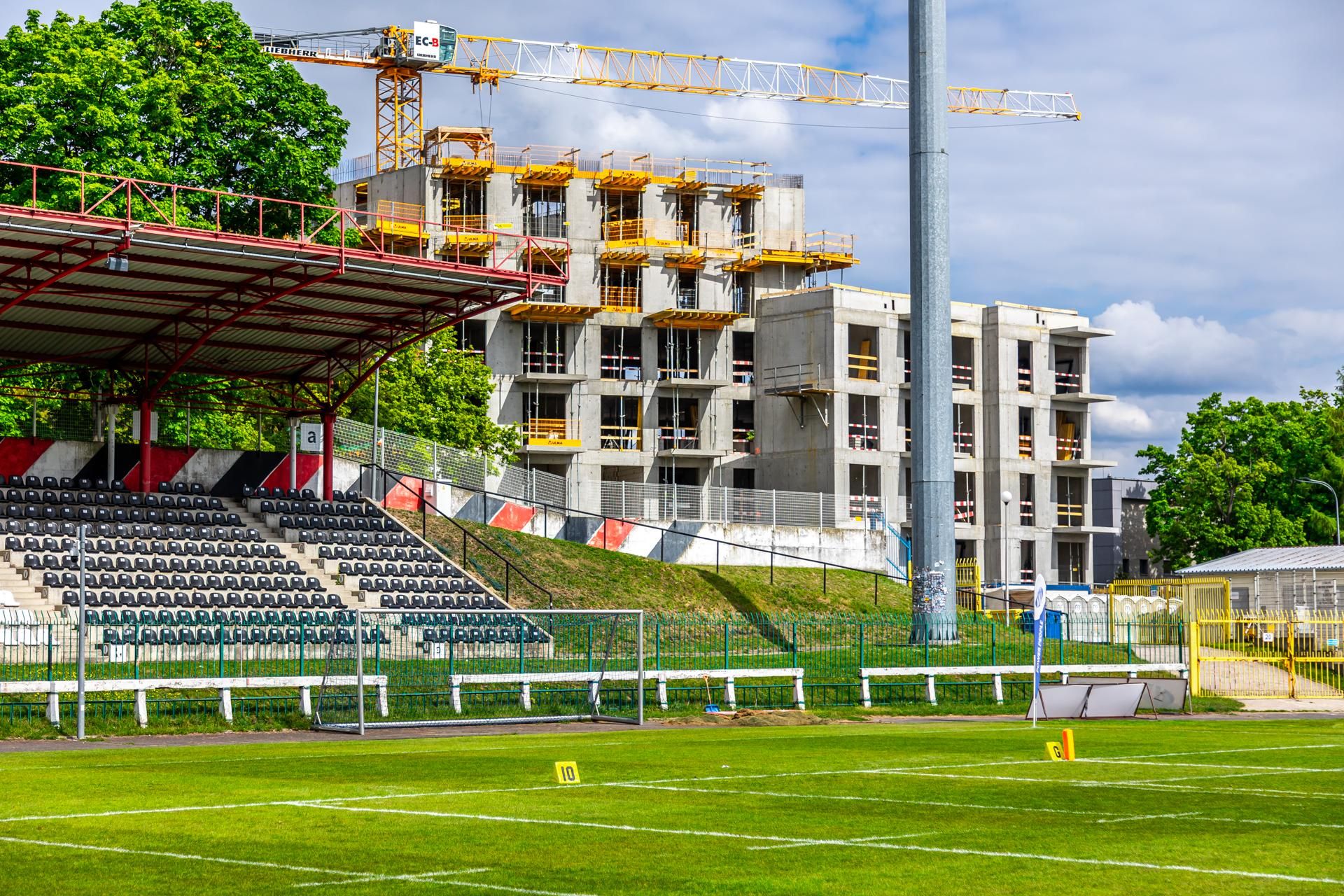 Konwiktorska Residence w Warszawie w trakcie budowy