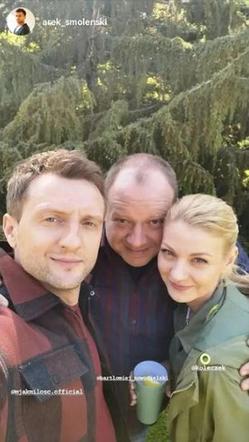 M jak miłość. Tadeusz (Bartłomiej Nowosielski), Ula (Iga Krefft), Bartek (Arkadiusz Smoleński)